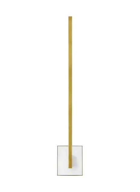 Klee 30 LED Wall Sconce in Natural Brass