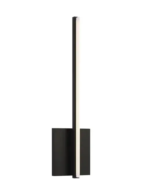 The Kenway LED Wall Sconce delivers clean, contemporary style with powerful integrated LED lighting. Its slim 2.1-inch profile and 17-inch height make it ideal for modern bathrooms and hallways where space is at a premium.