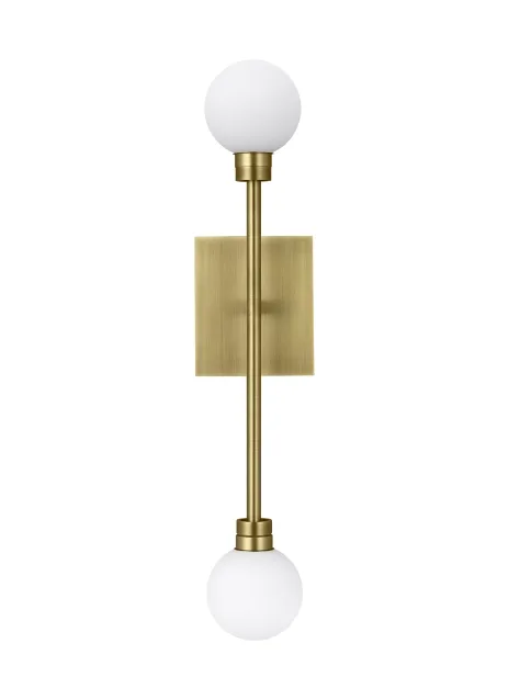 Mara LED Wall Sconce in Aged Brass