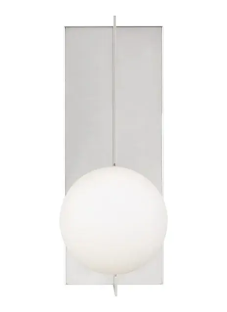 Orbel LED Wall Sconce in Natural Brass