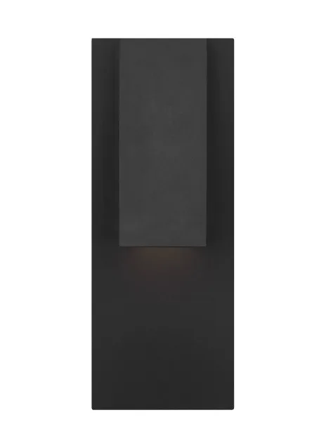 Peak LED Outdoor Wall Sconce in Black