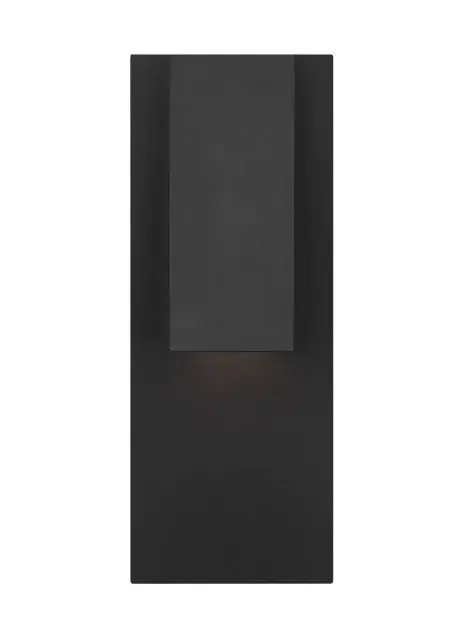 Peak LED Outdoor Wall Sconce in Black