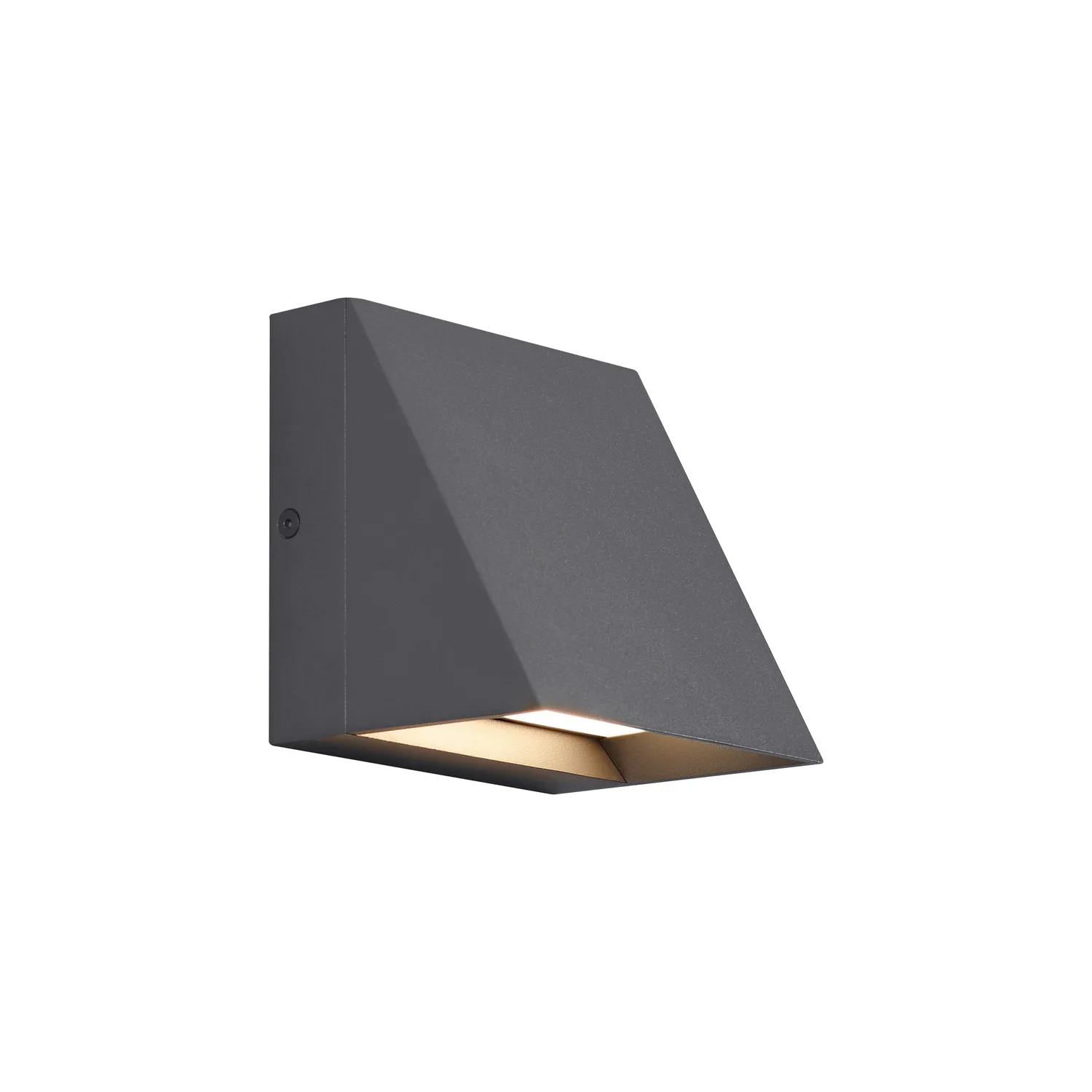 Pitch LED Outdoor Wall Sconce in Charcoal