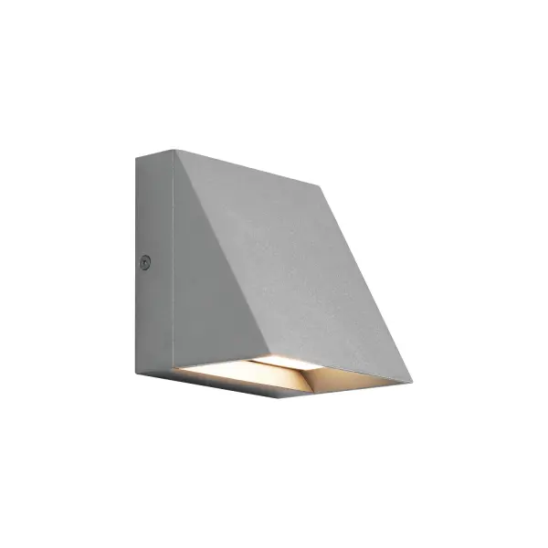 Pitch LED Outdoor Wall Sconce in Silver