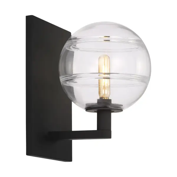 Sedona LED Wall Sconce in Nightshade Black
