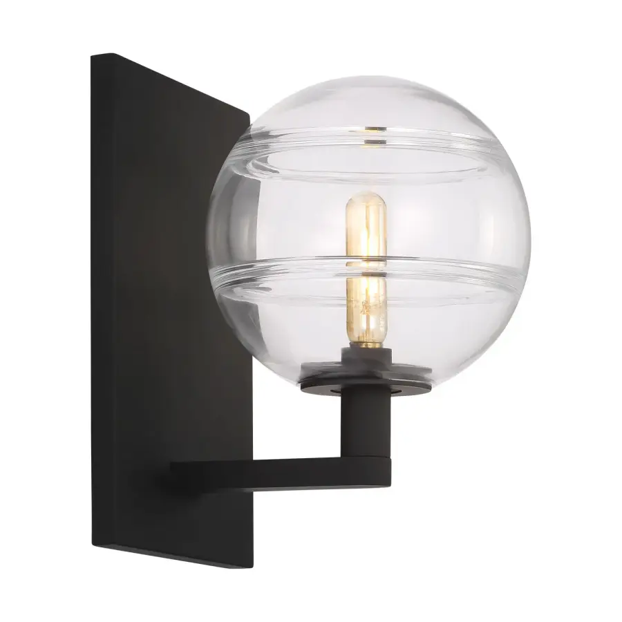Sedona LED Wall Sconce in Nightshade Black