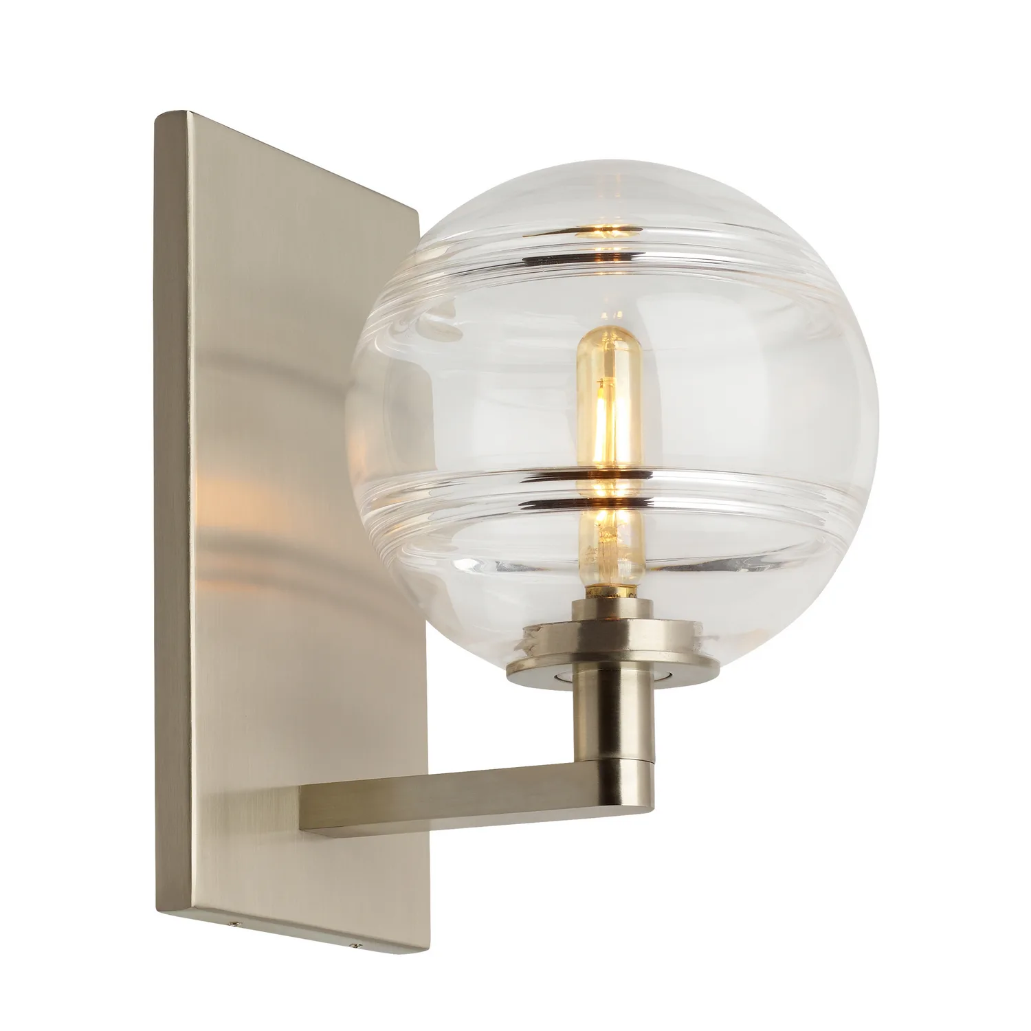 Sedona One Light Wall Sconce in Satin Nickel
