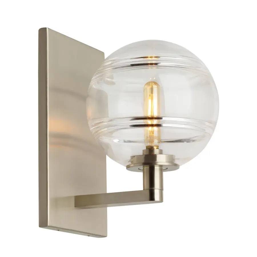 Sedona One Light Wall Sconce in Satin Nickel