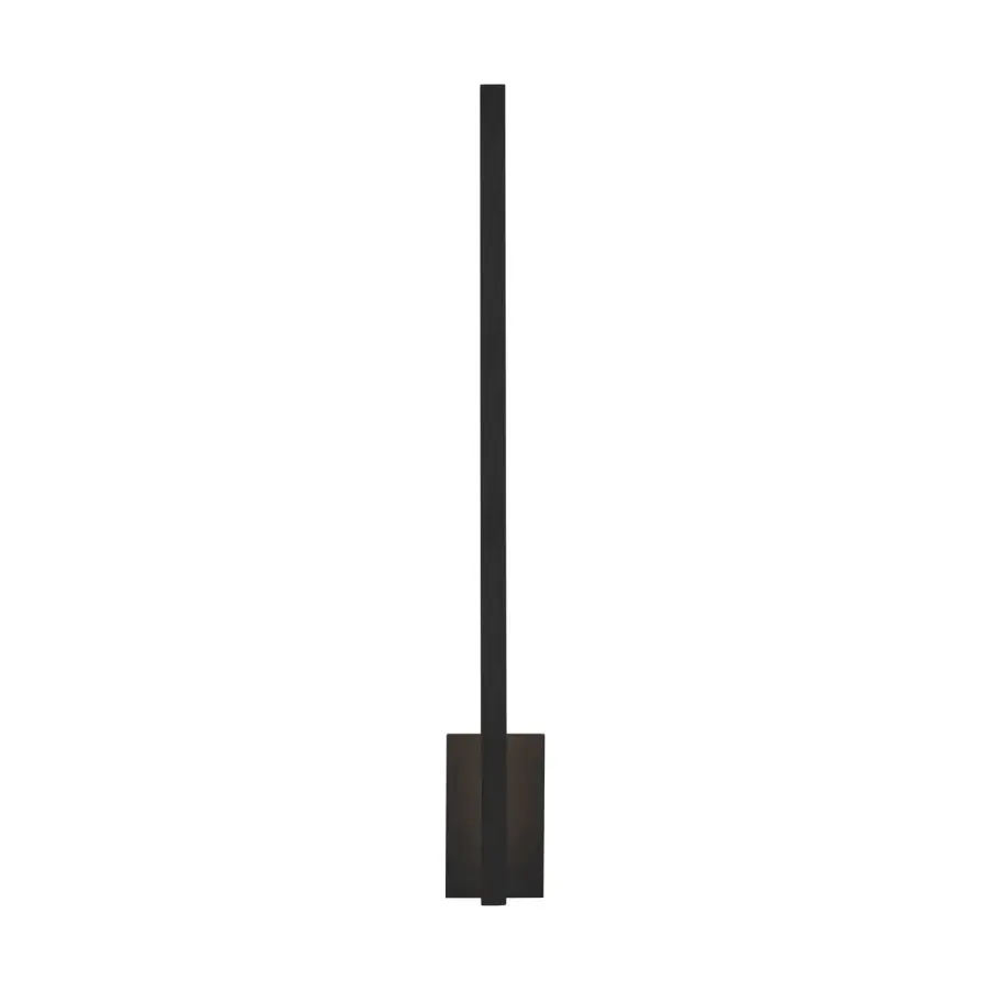 Stagger LED Wall Sconce in Nightshade Black