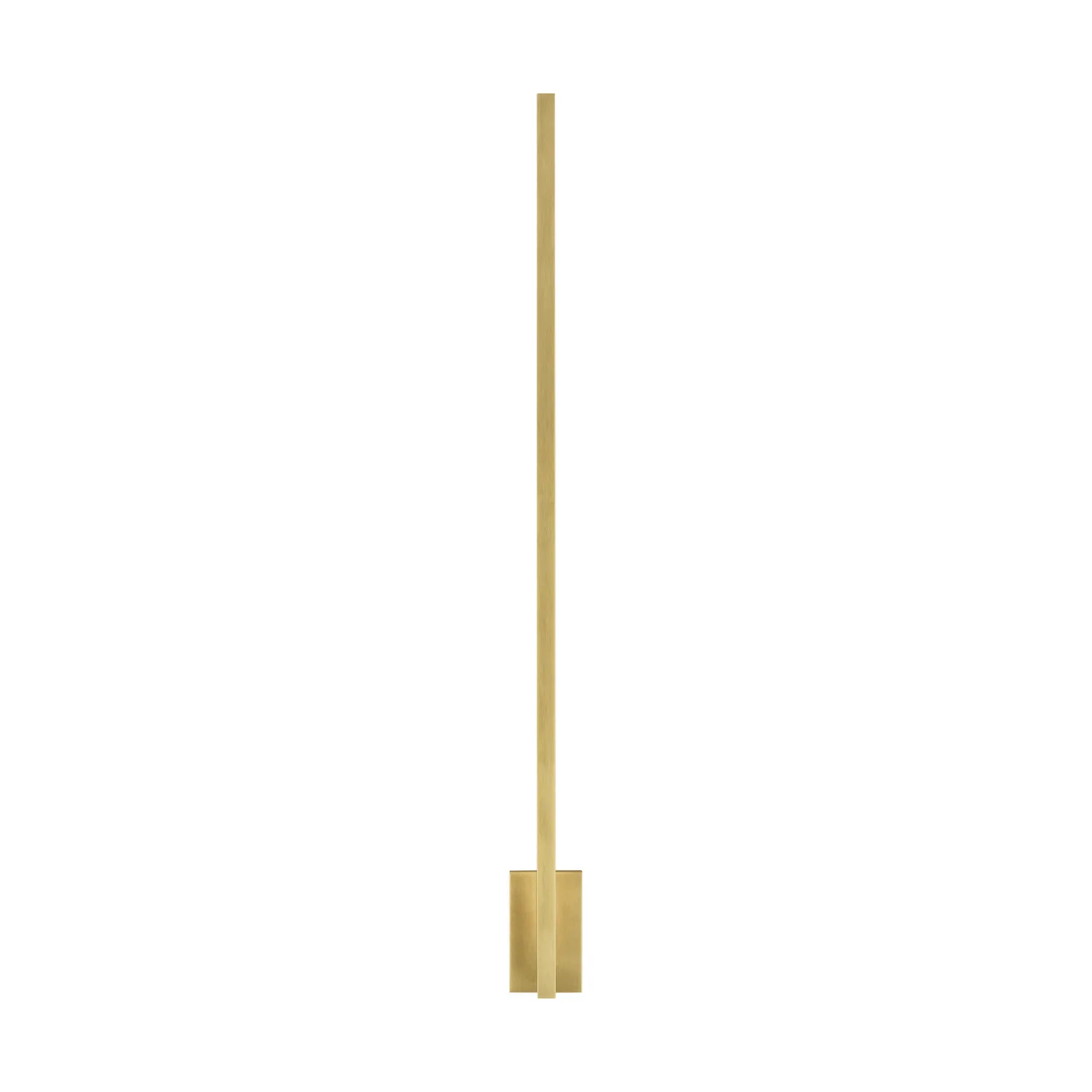 Stagger LED Wall Sconce in Natural Brass