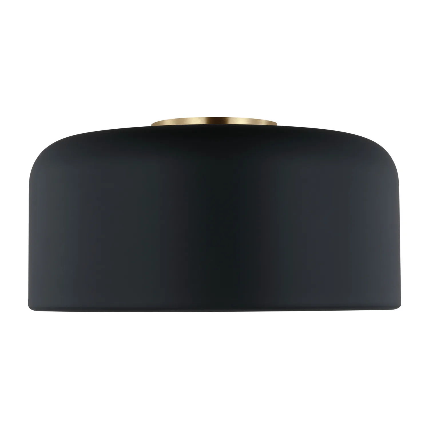 Malone LED Flush Mount in Midnight Black
