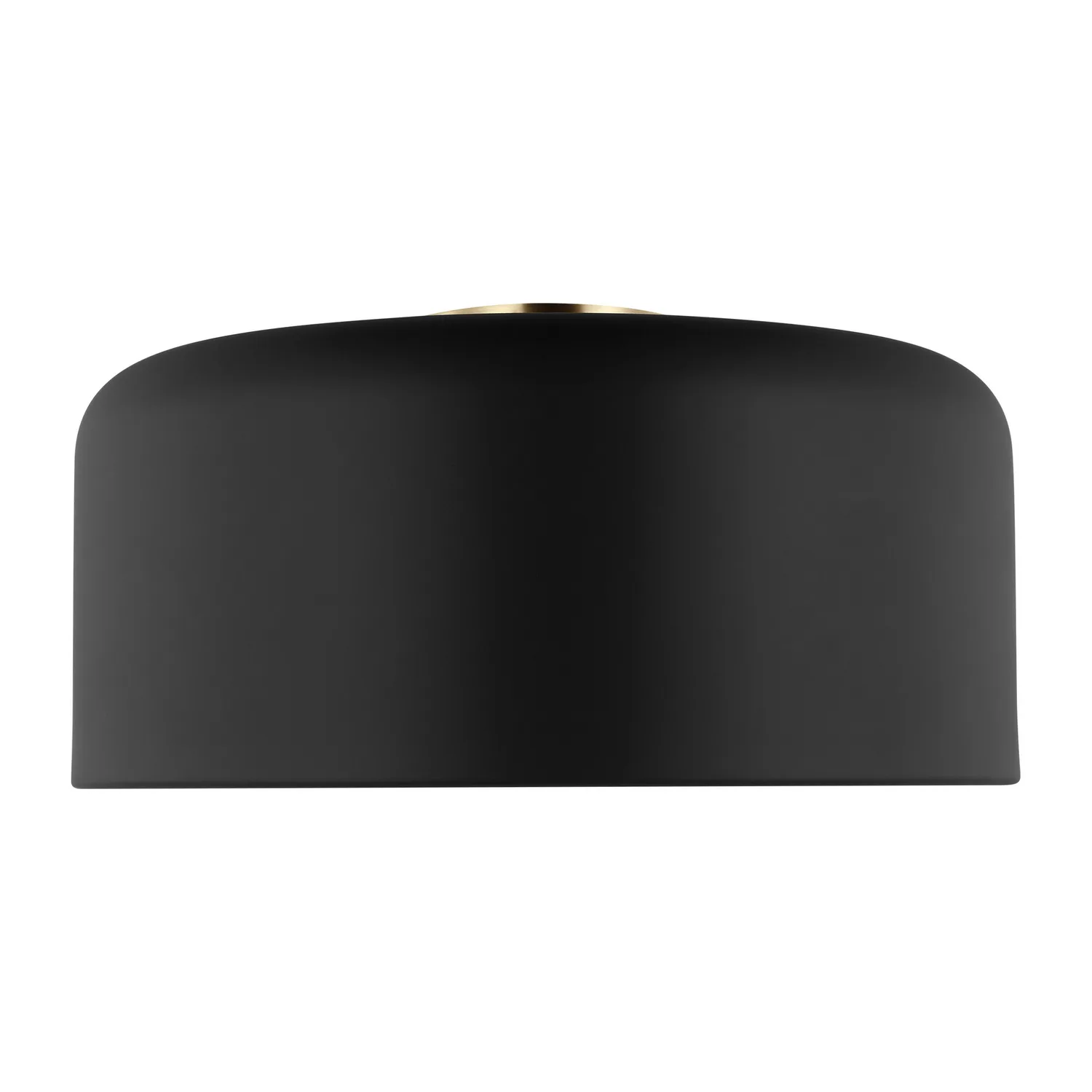 Malone LED Flush Mount in Midnight Black