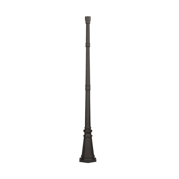 Cast Aluminum Post in Black