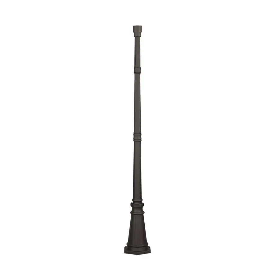 Cast Aluminum Post in Black