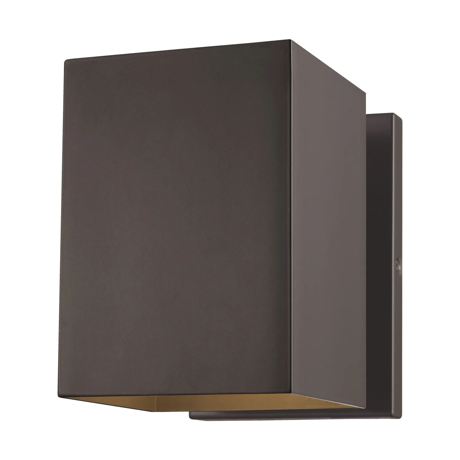 Pohl One Light Outdoor Wall Lantern in Bronze