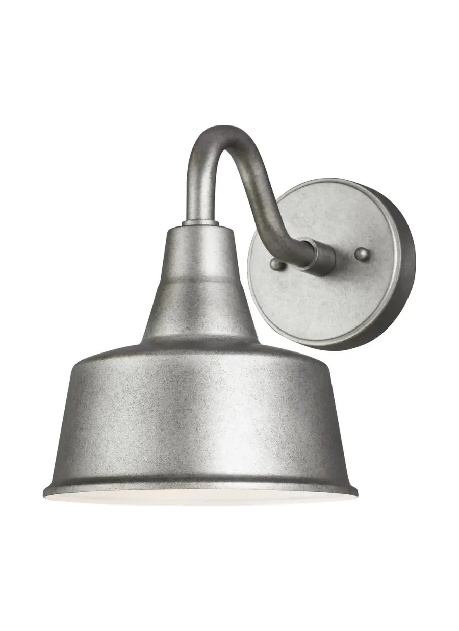 Barn Light Outdoor Wall Lantern in Weathered Pewter