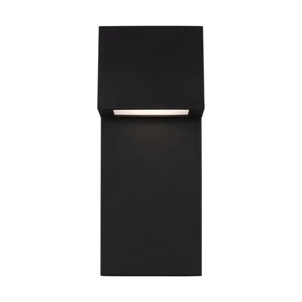 The Rocha LED wall lantern delivers ultra-contemporary outdoor lighting with integrated LED technology and a minimalist black aluminum design. Its compact 5-inch width and wet-rated construction make it ideal for modern homes seeking energy-efficient exterior lighting.