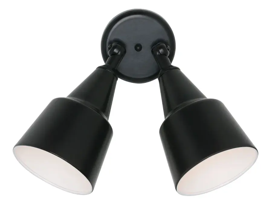 Two Light Outdoor Flood Light with Shades