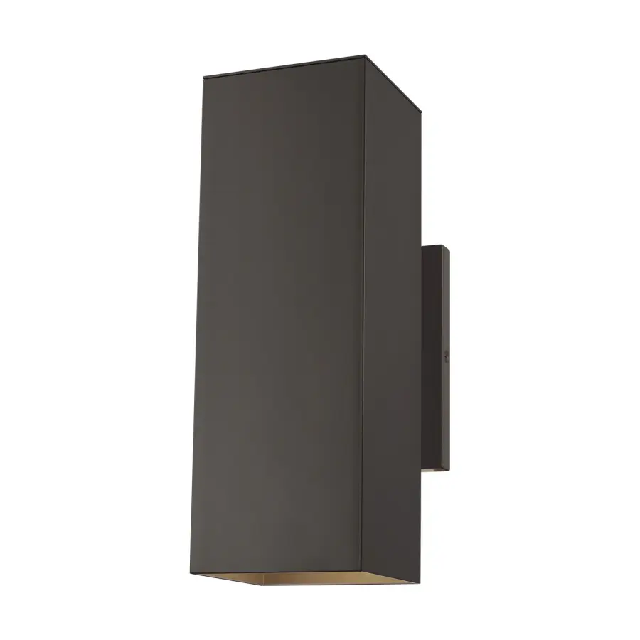 Pohl Two Light Outdoor Wall Lantern in Bronze