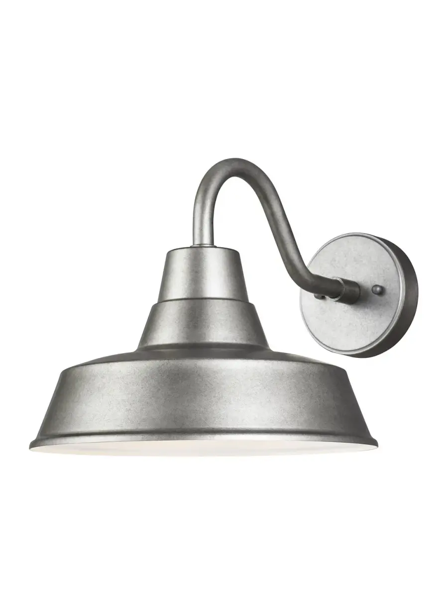 Barn Light Outdoor Wall Lantern in Weathered Pewter