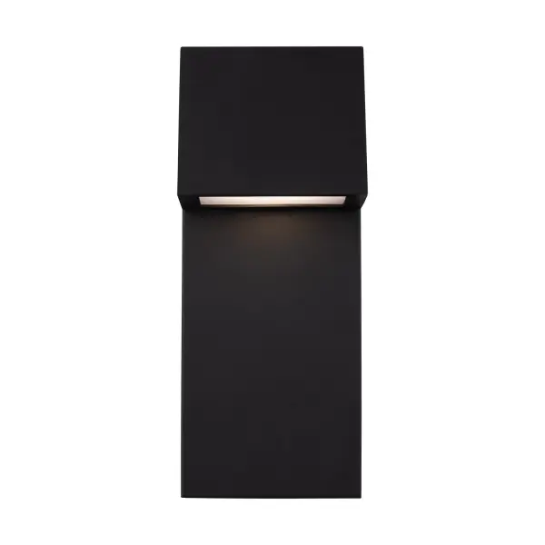The Rocha LED wall lantern delivers ultra-contemporary outdoor lighting with integrated LED technology and a minimalist black aluminum design. Its compact 6.5" width and wet-rated construction make it ideal for modern homes seeking energy-efficient exterior lighting.