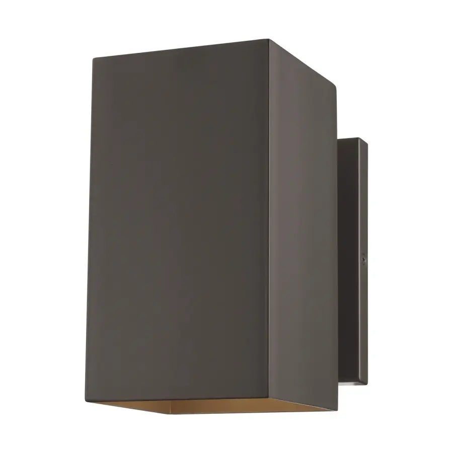 Pohl One Light Outdoor Wall Lantern in Bronze