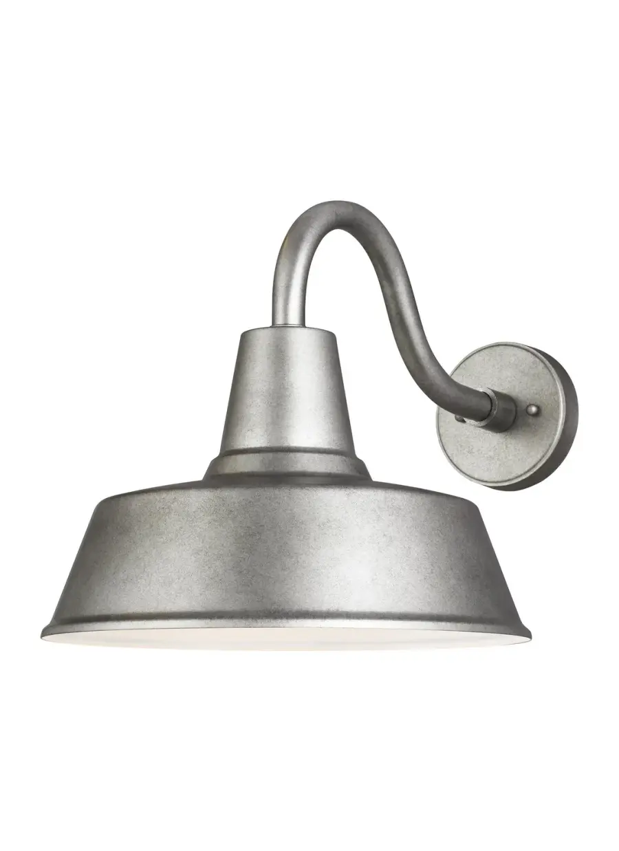 Barn Light Outdoor Wall Lantern in Weathered Pewter