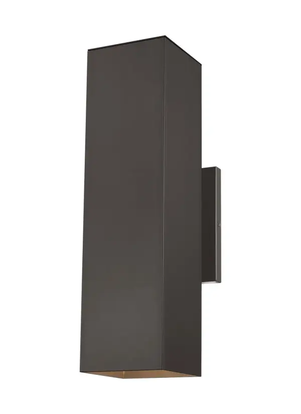 Pohl Two Light Outdoor Wall Lantern in Bronze