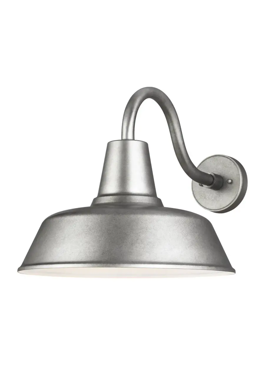 Barn Light Outdoor Wall Lantern in Weathered Pewter