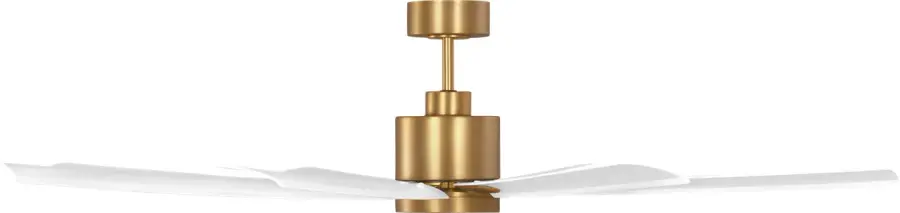Flera Smart 65" LED Ceiling Fan in Burnished Brass - Image 2