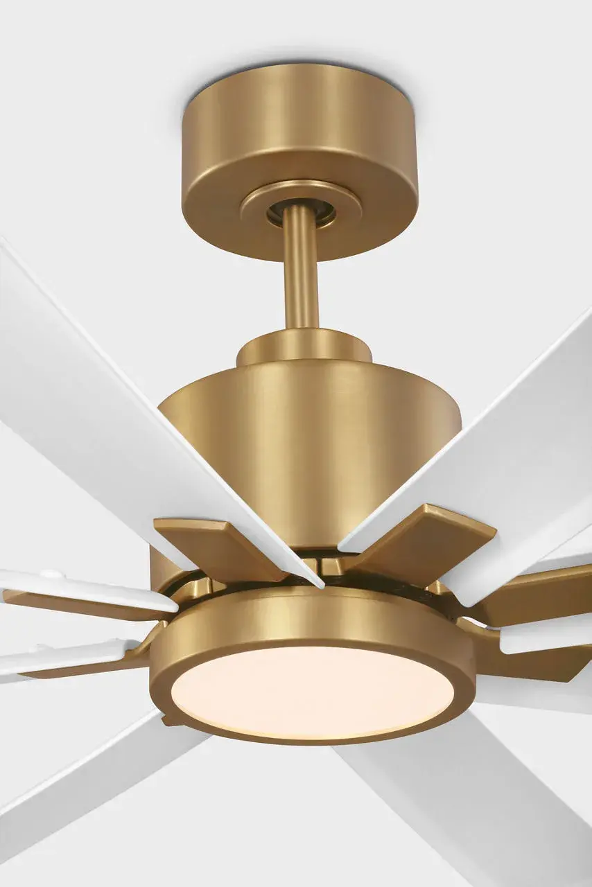 Flera Smart 65" LED Ceiling Fan in Burnished Brass - Image 4