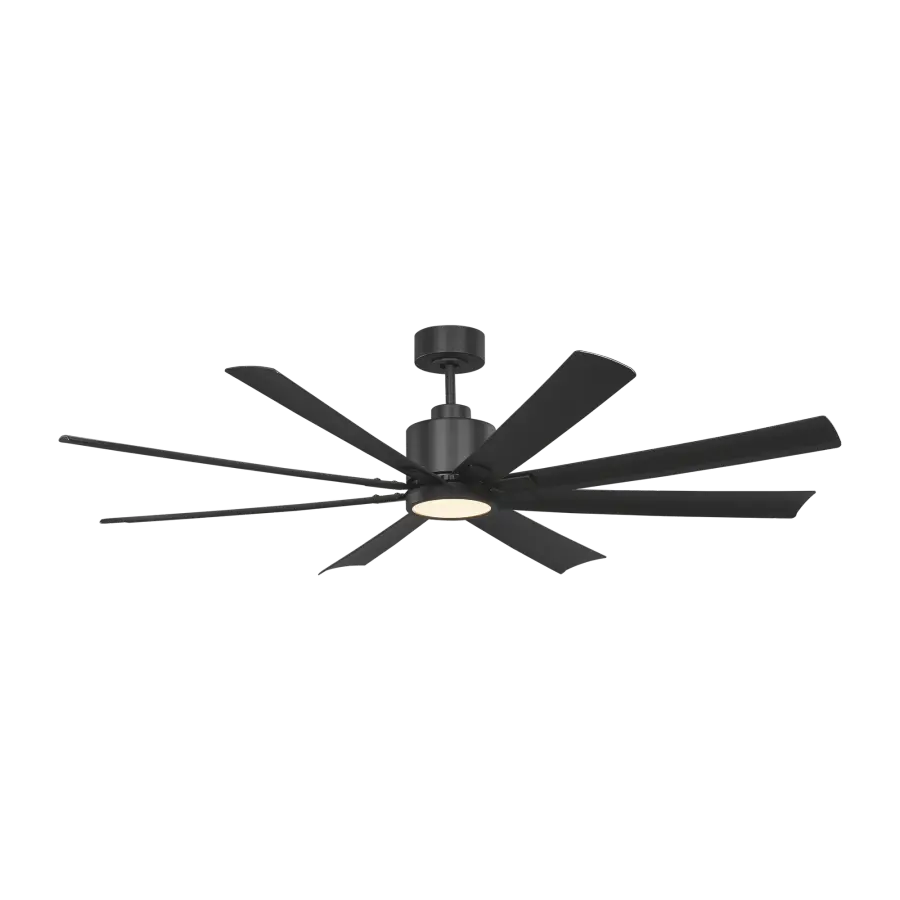 Flera Smart 65" LED Ceiling Fan in Midnight Black - Image 1