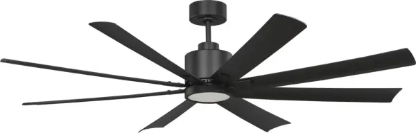 The Flera Smart combines sleek contemporary design with advanced smart technology. With 65" blade span, 6-speed control, and Bond App integration, this fan offers powerful cooling and convenient smartphone control for large spaces. - alternate view