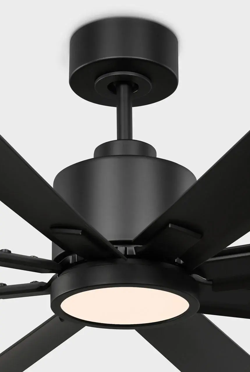 Flera Smart 65" LED Ceiling Fan in Midnight Black - Image 6