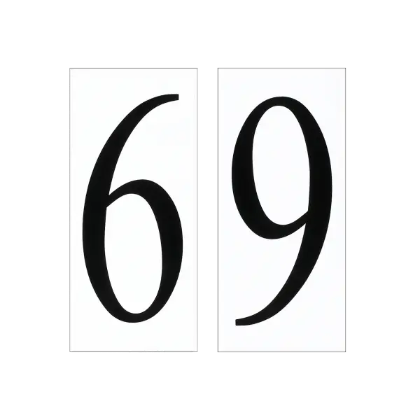 Address Light Number Tile 6-9
