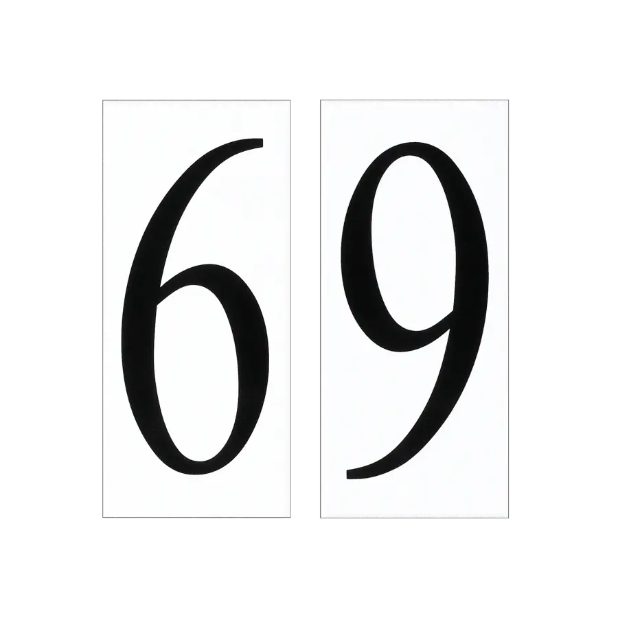 Address Light Number Tile 6-9
