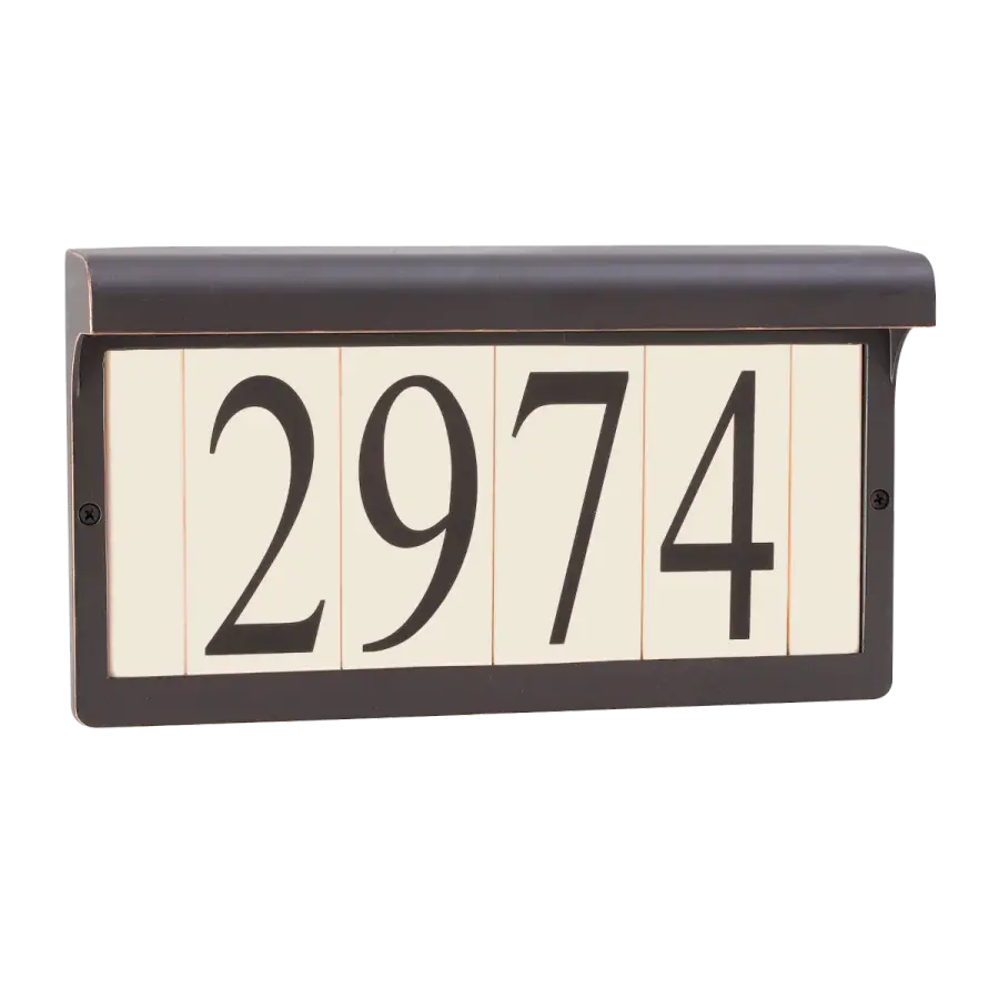 Address Light Housing in Textured Black - Image 1