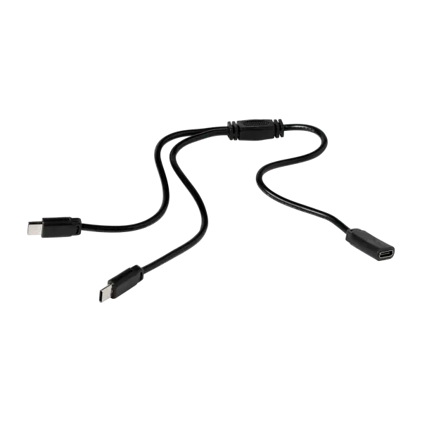 Disk Light Y Connector in Black