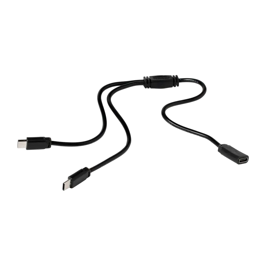 Disk Light Y Connector in Black