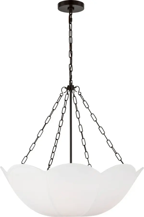 Elegant Small-Scale Chandelier with Industrial Charm - Image 4