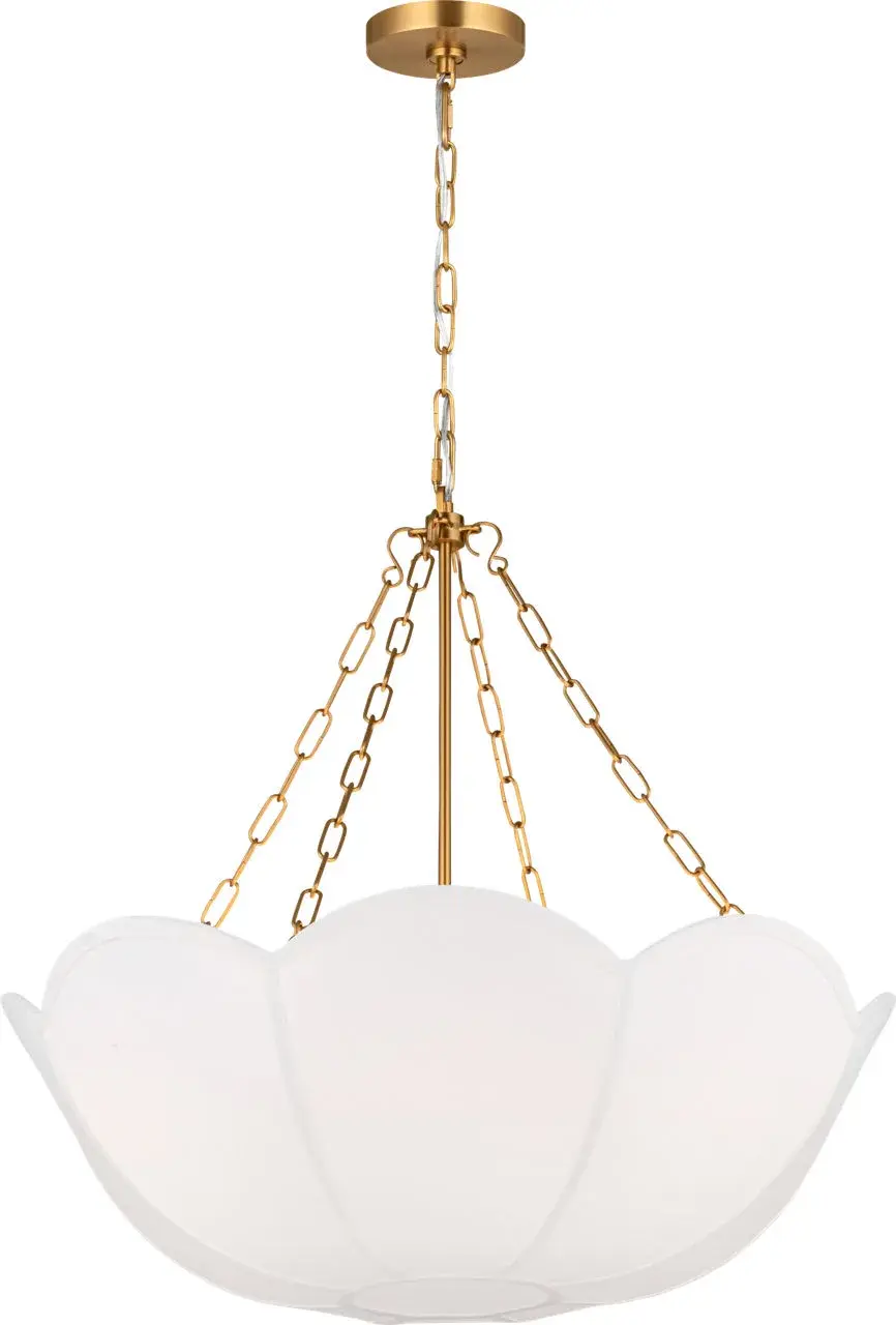 Stassi Small Chandelier in Burnished Brass - Image 1