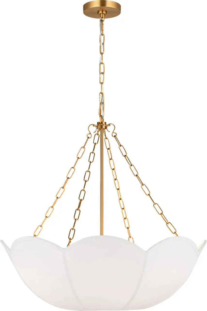 Stassi Small Chandelier in Burnished Brass - Image 2
