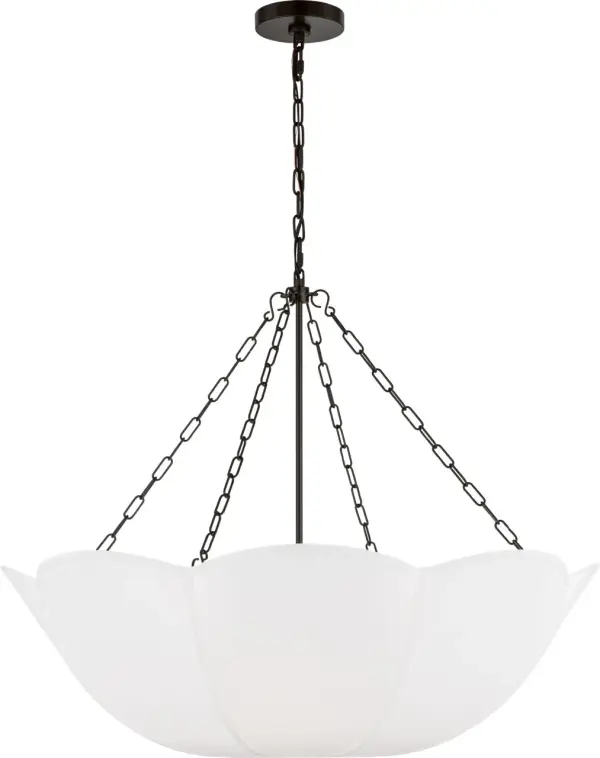 Sophisticated Transitional Chandelier with Industrial Edge - Image 1