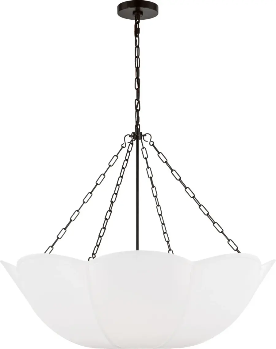 Sophisticated Transitional Chandelier with Industrial Edge - Image 1