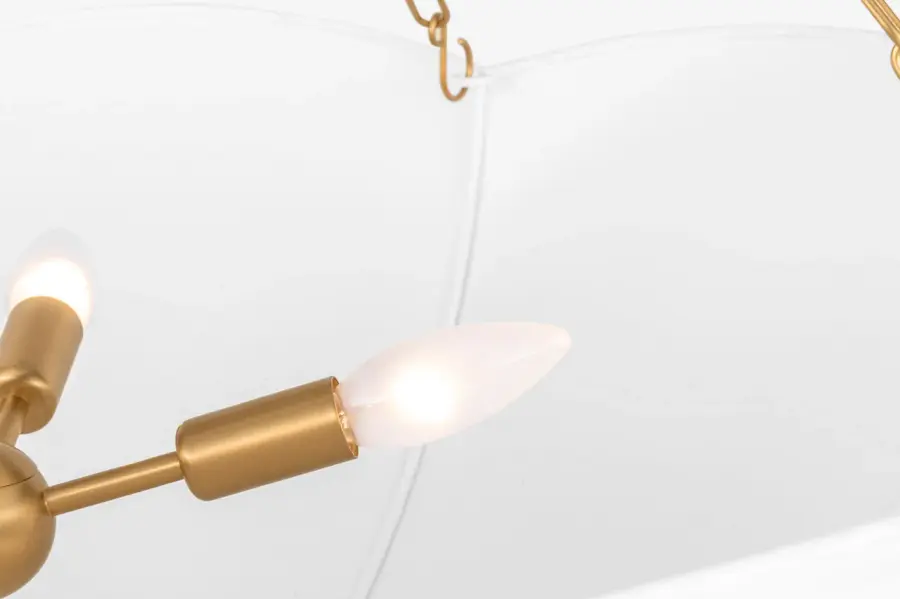 Stassi Medium Chandelier in Burnished Brass - Image 4