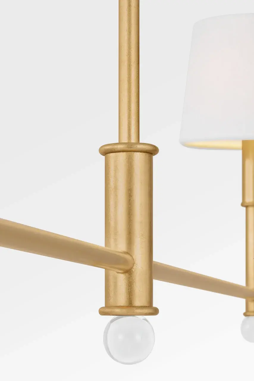 Greard 55" Linear Chandelier in Gild - Image 2