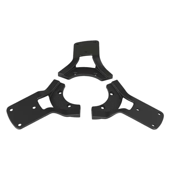 This custom finish kit transforms your Arcade ceiling fan with a sophisticated midnight black light cap. The sleek design provides functional lighting while enhancing contemporary décor with its bold, modern aesthetic.