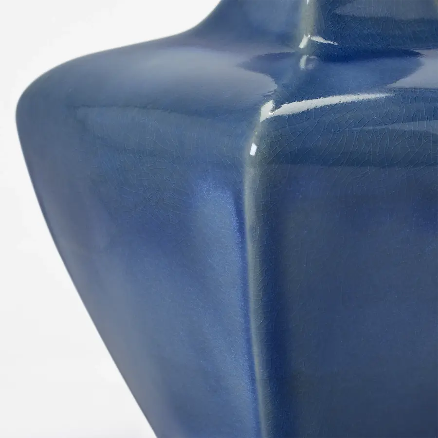 Stunning Coastal Statement Piece with Artisanal Crackle Glaze Finish - Image 5