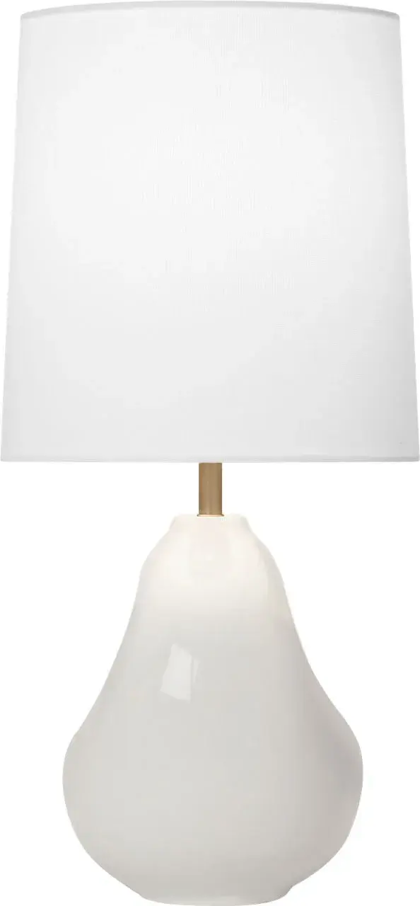 Ulla Small Table Lamp in Dove Grey Crackle - Image 3