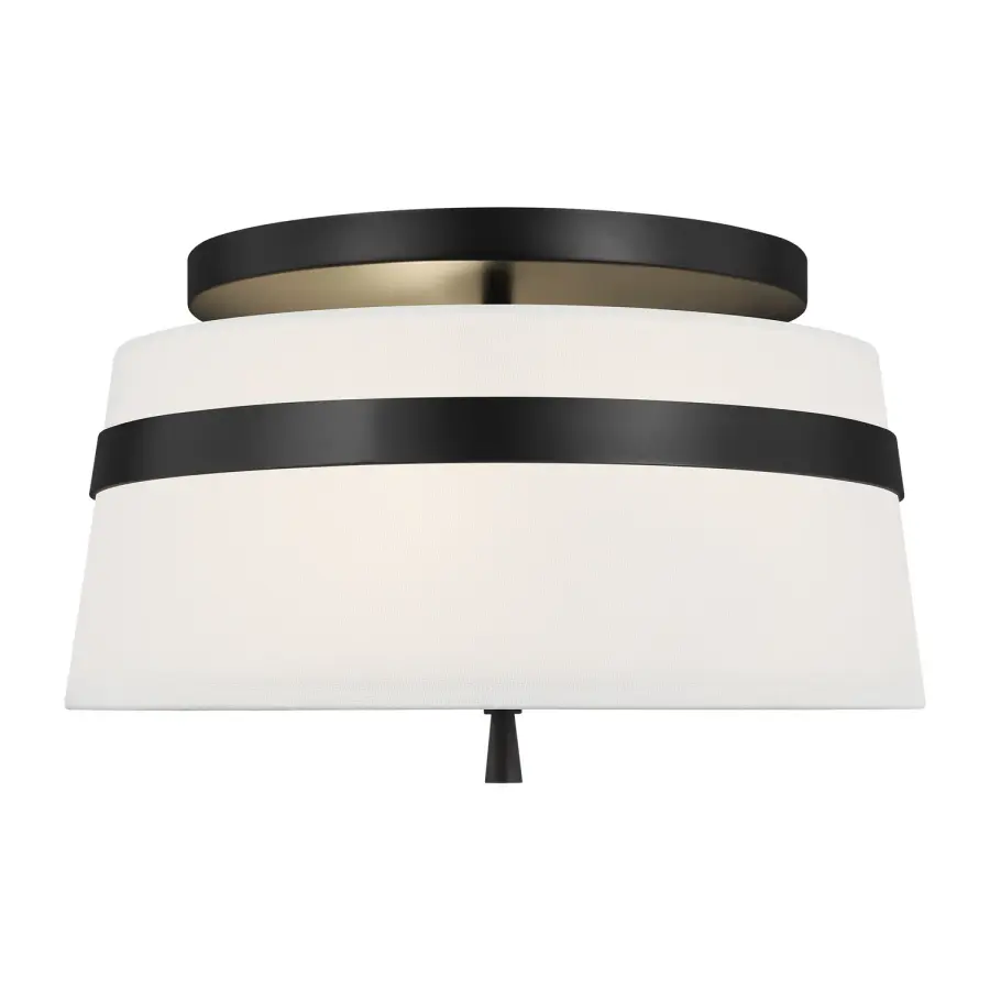 Cordtlandt Three Light Semi-Flush Mount in Aged Iron